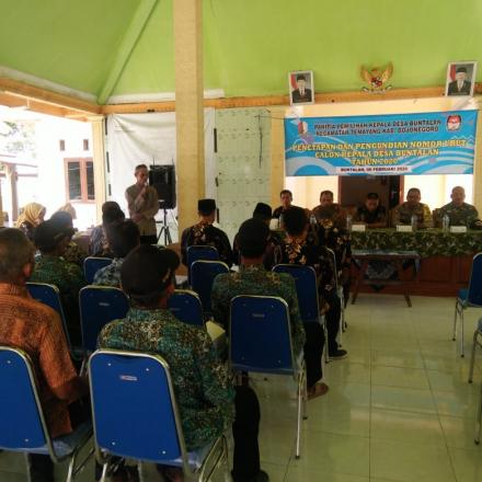 PANITIA PILKADES BUNTALAN GELAR RAPAT TERBUKA PENETAPAN CALON KEPALA DESA