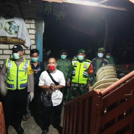 PUTUS MATA RANTAI VIRUS CORONA, PEMDES BUNTALAN ADAKAN PATROLI GABUNGAN