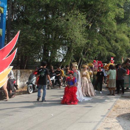 Semarak memperingati Hari Ulang Tahun Kemerdekaan Indonesia Ke-78, Karnaval Desa Buntalan